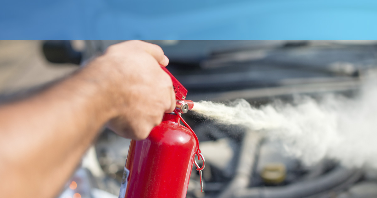 coche incendio verano
