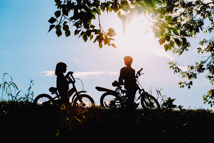 Salir en bici en familia