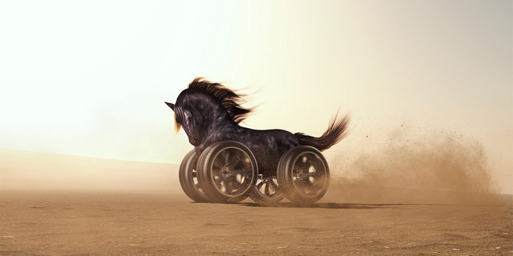 ¿Qué son los caballos de un coche?