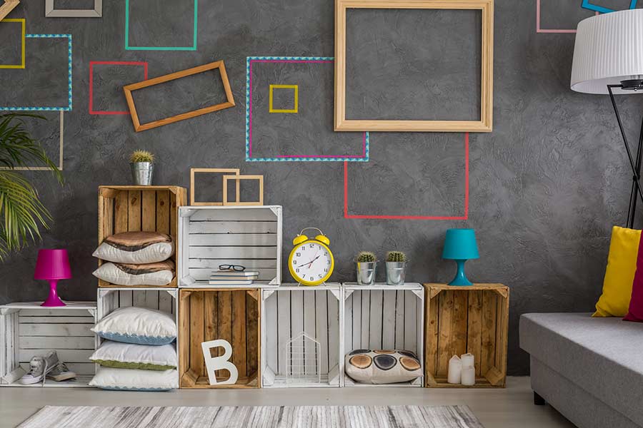 decoración con palets de madera