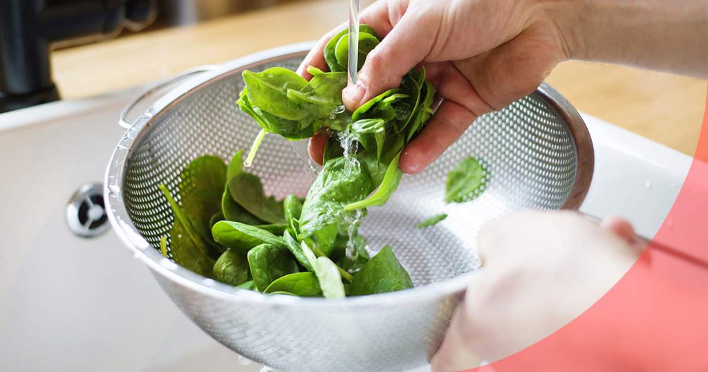 Cómo desinfectar alimentos frescos