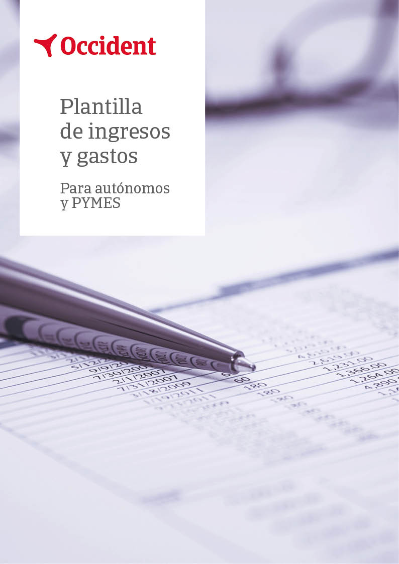 Plantilla de ingresos, gastos y resumen trimestral