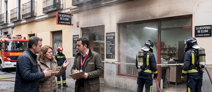 Incendio en un local comercial: qué hacer para minimizar daños