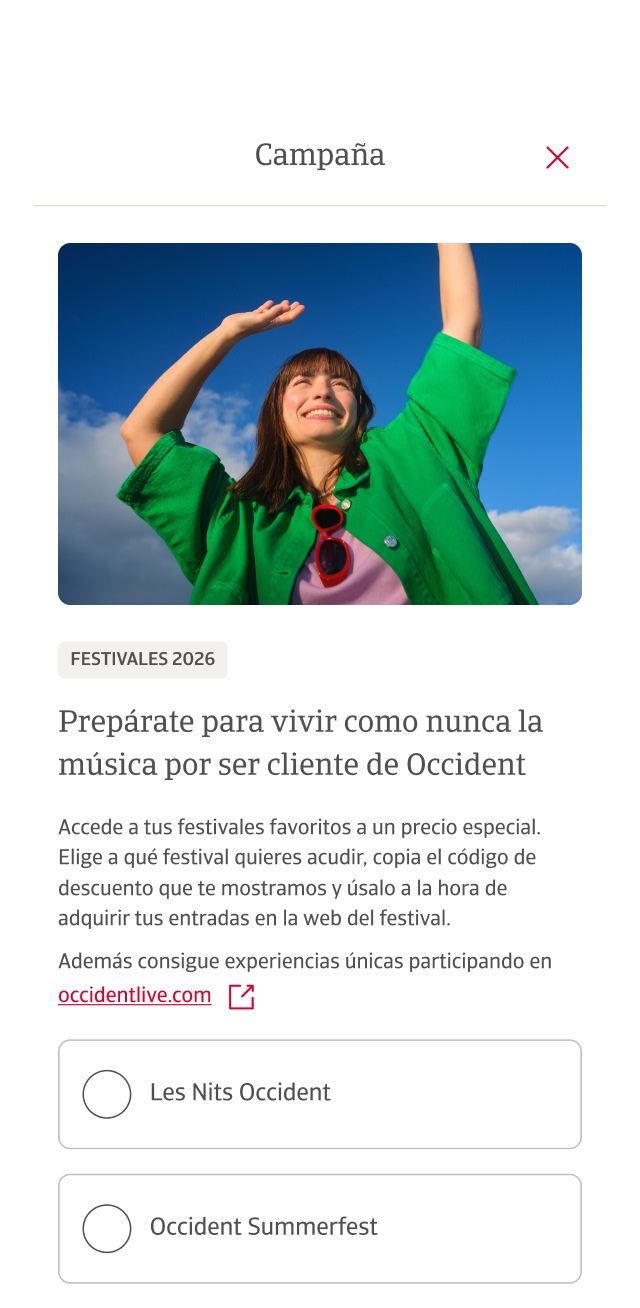 Ventajas clientes Occident